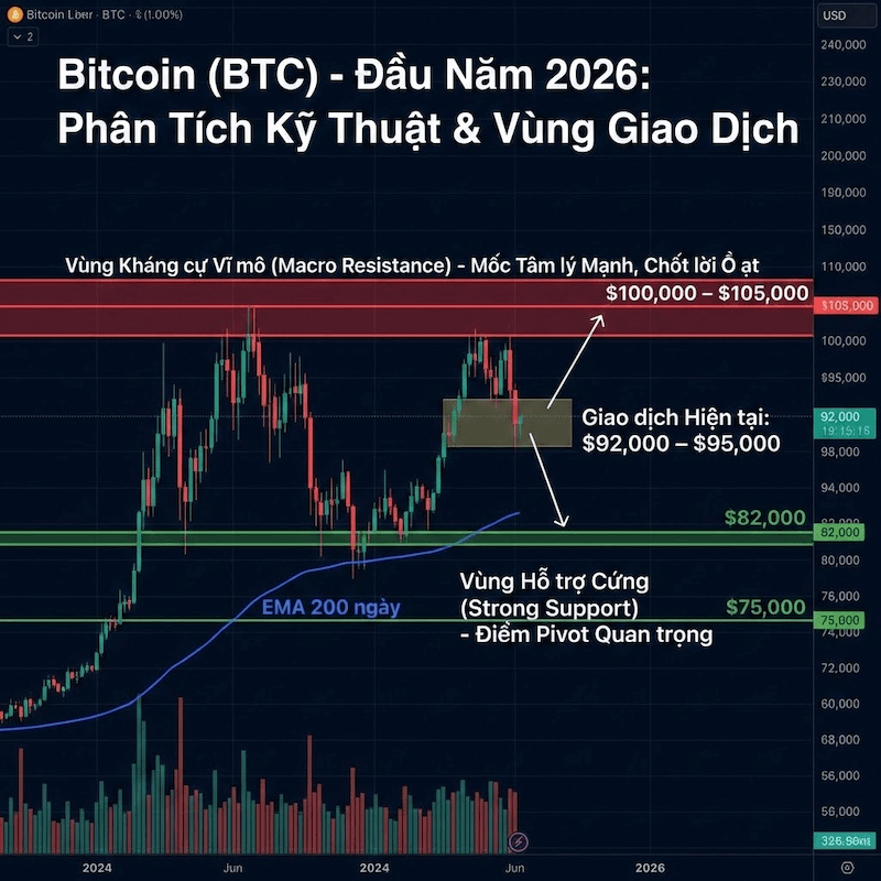 Bitcoin đầu năm 2026