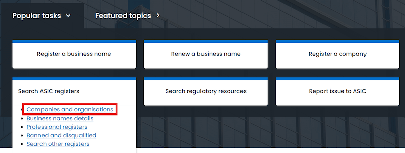 asic如何查詢監管資質