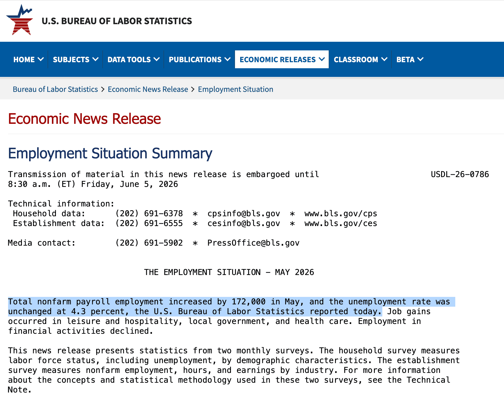 THE EMPLOYMENT SITUATION - MAY 2026.png THE EMPLOYMENT SITUATION - MAY 2026.png